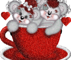 Влюблённые мышата - Романтические картинки про любовь