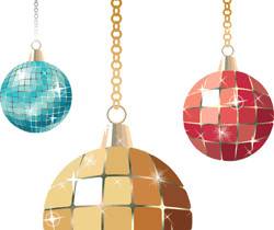 Новогодние украшения шары - Поздравления с Новым годом