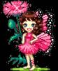 Куколка бабочка и гвоздика - Анимационные и блестящие куколки doll