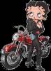 Бетти и мотоцикл - Анимационные и блестящие куколки doll