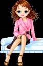 Glitter dolls  Блестящая куколка картинка - Анимационные и блестящие куколки doll