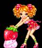 Куколка с клубничкой - Анимационные и блестящие куколки doll