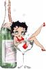 Бетти и шампанское - Анимационные и блестящие куколки doll