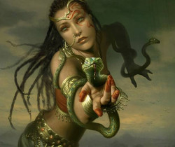Девушка со змеями - Фэнтези и Фантастика