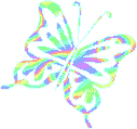 Блестящая бабочка, анимация - Картинки бабочки анимашки