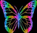 Блестящая бабочка - Картинки бабочки анимашки