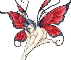 Блестящая бабочка фея - Картинки бабочки анимашки