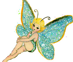 Блестящая фея-бабочка - Картинки бабочки анимашки