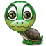 Черепаха - Смайлики и маленькие картинки анимашки
