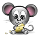 Мышонок - Смайлики и маленькие картинки анимашки