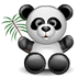Панда - Смайлики и маленькие картинки анимашки