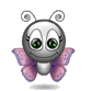 Бабочка - Смайлики и маленькие картинки анимашки