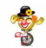 Клоун - Смайлики и маленькие картинки анимашки
