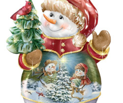 Весёлый снеговик - Картинки клипарт