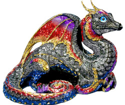 Мерцающий дракон - Блестящие картинки glitter