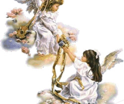 Ангелочки - Блестящие картинки glitter