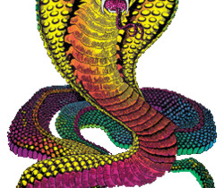Кобра змея - Блестящие картинки glitter