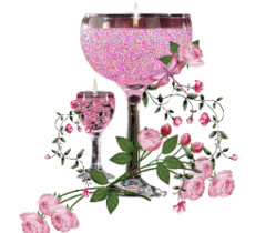 Розовый напиток - Блестящие картинки glitter