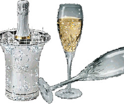 Шампанское - Блестящие картинки glitter