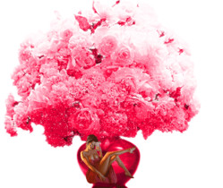 Красивый букет роз - Цветы GIF