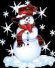 Танцующий снеговик - Поздравления с Новым годом
