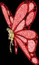 Бабочка блестящая, глиттер - Картинки бабочки анимашки