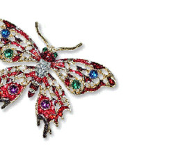 Бабочка блестящее украшение - Картинки бабочки анимашки