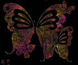 Бабочки блестящая анимация - Картинки бабочки анимашки