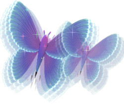 Бабочки блестящие - Картинки бабочки анимашки