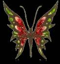 Бабочки блестящие, глиттер - Картинки бабочки анимашки