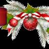 Рождественская веточка разделитель - Украшения для блога и сайта