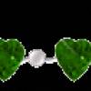 Зелёные сердечки - Украшения для блога и сайта