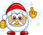 Дед Мороз - Смайлики и маленькие картинки анимашки