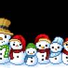 Снеговики - Смайлики и маленькие картинки анимашки