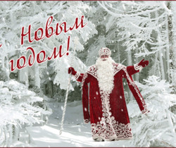 Новогоднее поздравление от деда Мороза
