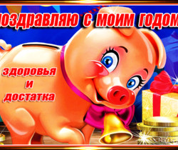 Поздравляю с годом свиньи - Год Свиньи