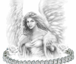 Ангел в бриллиантовом браслете - Блестящие картинки glitter