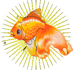Золотая рыбка - Блестящие картинки glitter