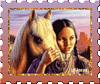 Девушка и лошадь - Анимированные аватары