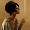 Женщина с сигаретой - Анимированные аватары