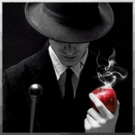 Мужчина с дымящимся яблоком, Анимированные аватары